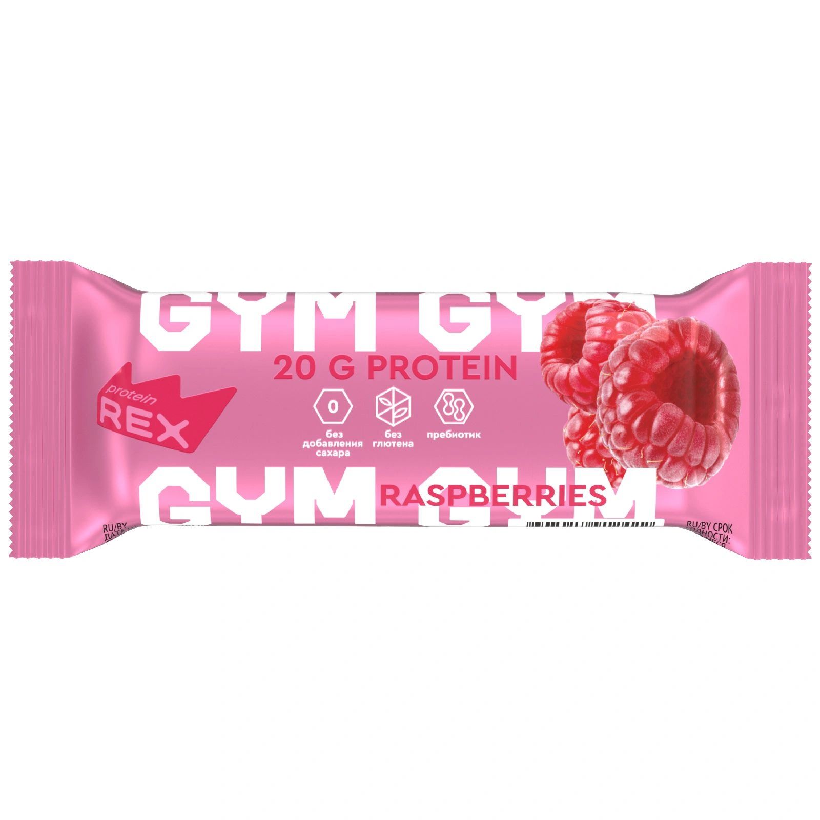 Батончик REX Gym Gym 60 г (Клубничный Десерт)