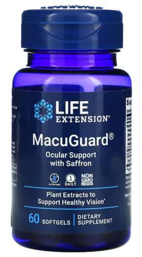 Life Extension MacuGuard Ocular Support with Saffron