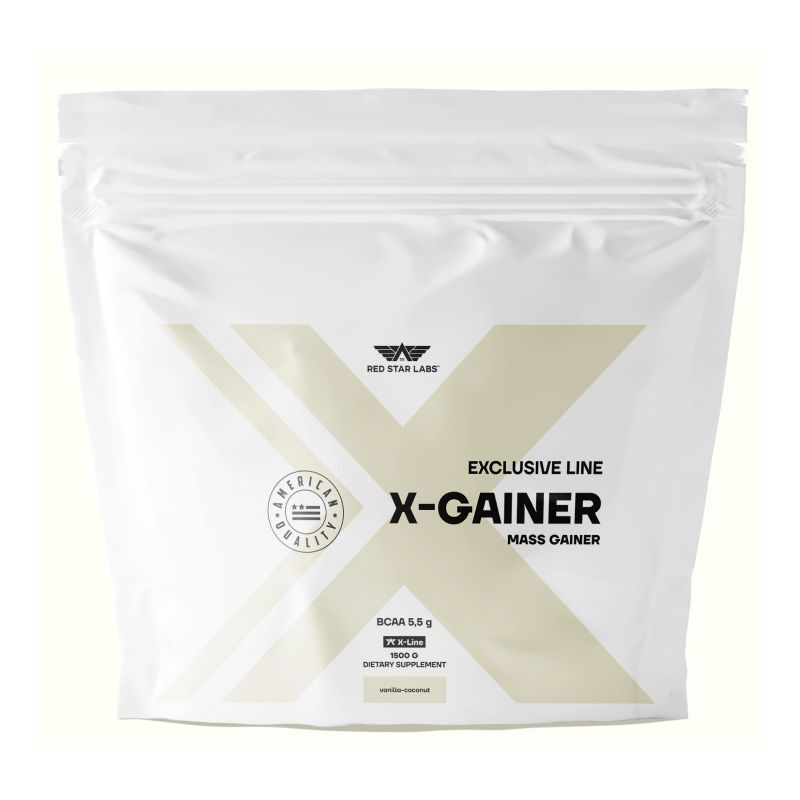 RedStarLabs Mass Gainer дойпак 1500гр (Ваниль с кокосовым порошком)