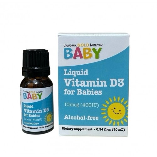 California Gold Nutrition Baby Vitamin D3 400 мкг