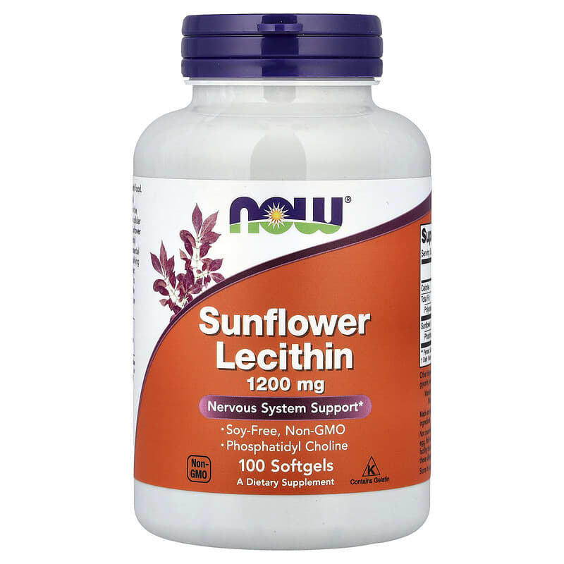 NOW SUNFL LECITHIN 1200мг