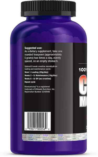 Ultimate Nutrition Creatine Monohydrate 100% Micronized