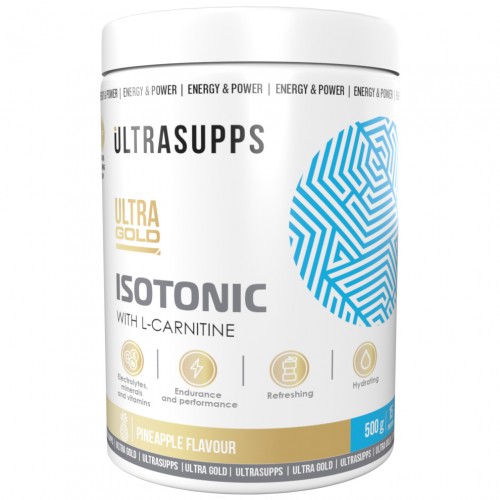 Изотоник Ultrasupps ULTRA GOLD с L-Carnitine 500г (Ананас)