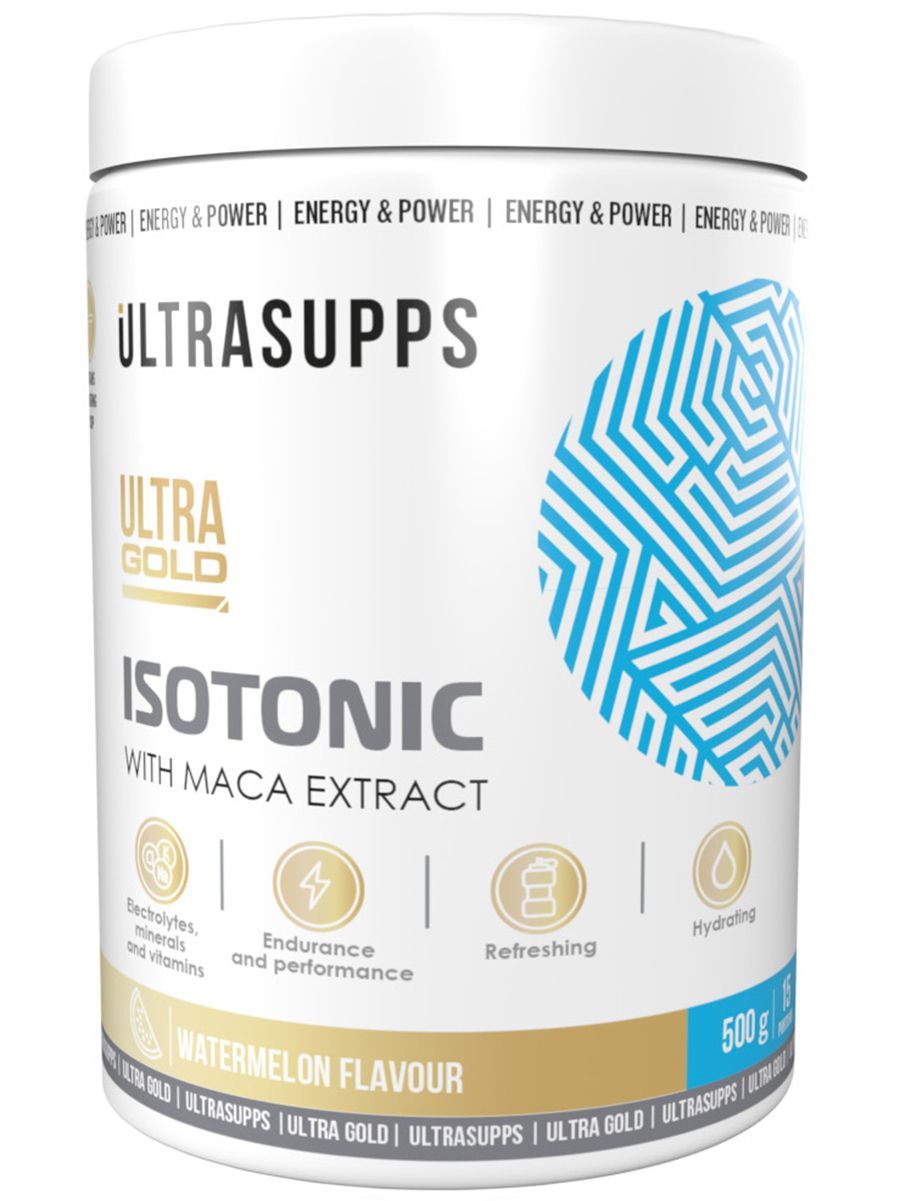 Изотоник Ultrasupps ULTRA GOLD с экстрактом Маки 500г