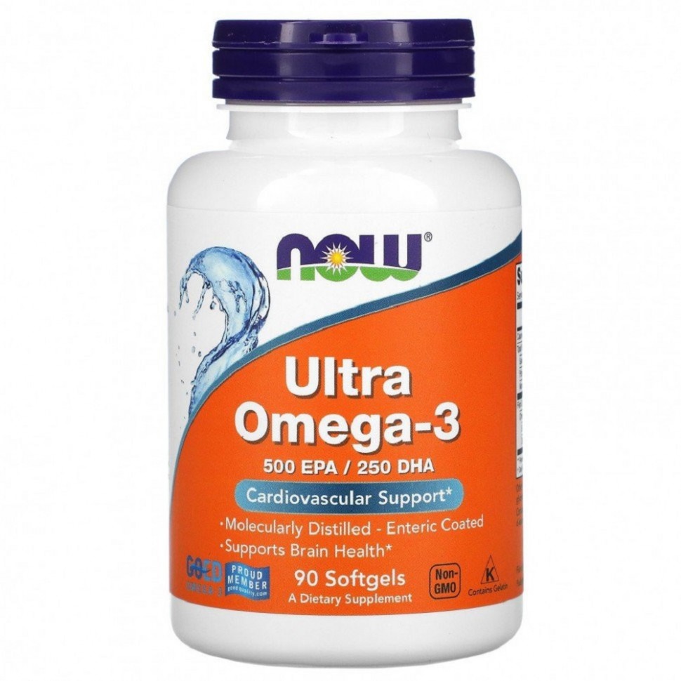 NOW Ultra Omega-3 500 EPA 250 DHA