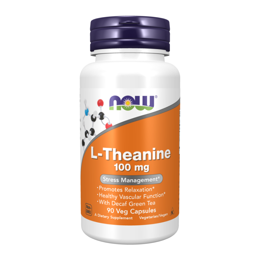 NOW L-THEANINE 100мг PLUS
