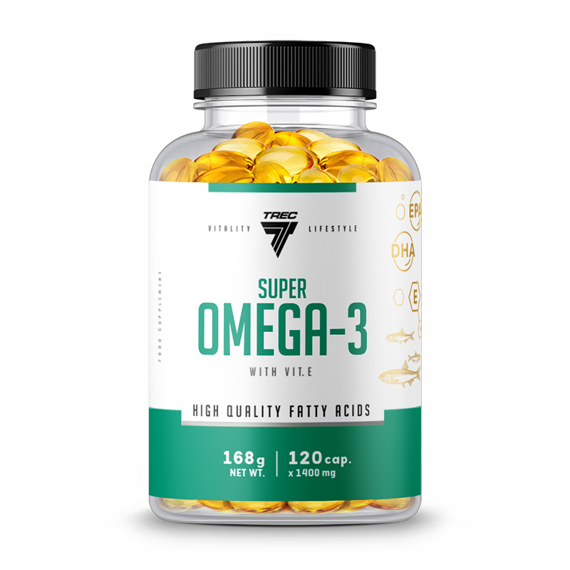 Trec Super OMEGA-3+Vitamin E (120 капсул)