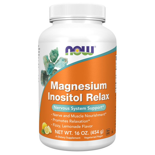 NOW MAGNESIUM INOSITOL RELAX POWDER 16 OZ