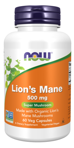 NOW ORG LION'S MANE MUSHROOM