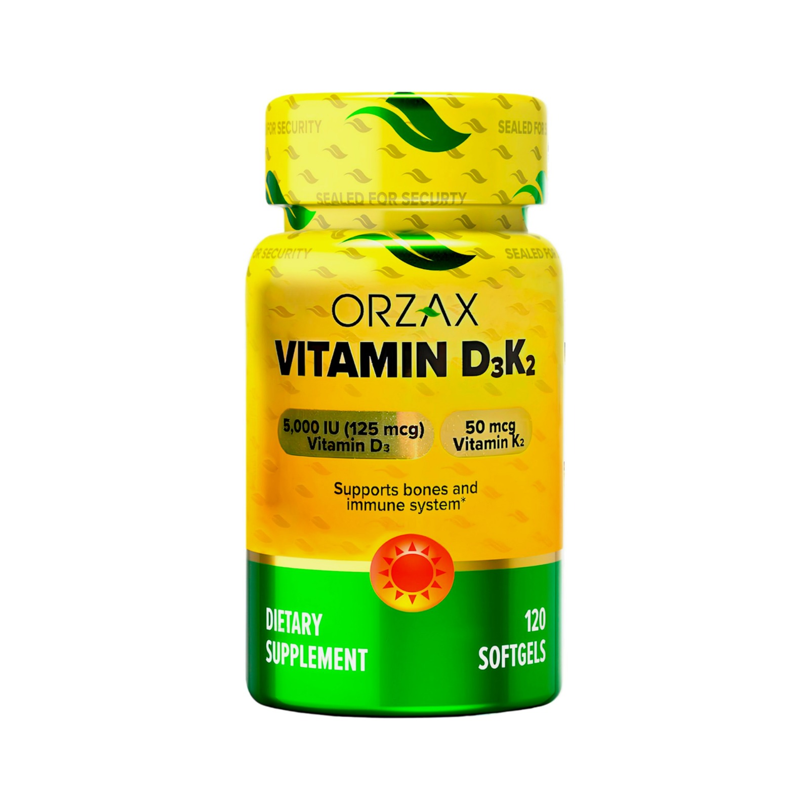 ORZAX D3K2 (120 капсул)