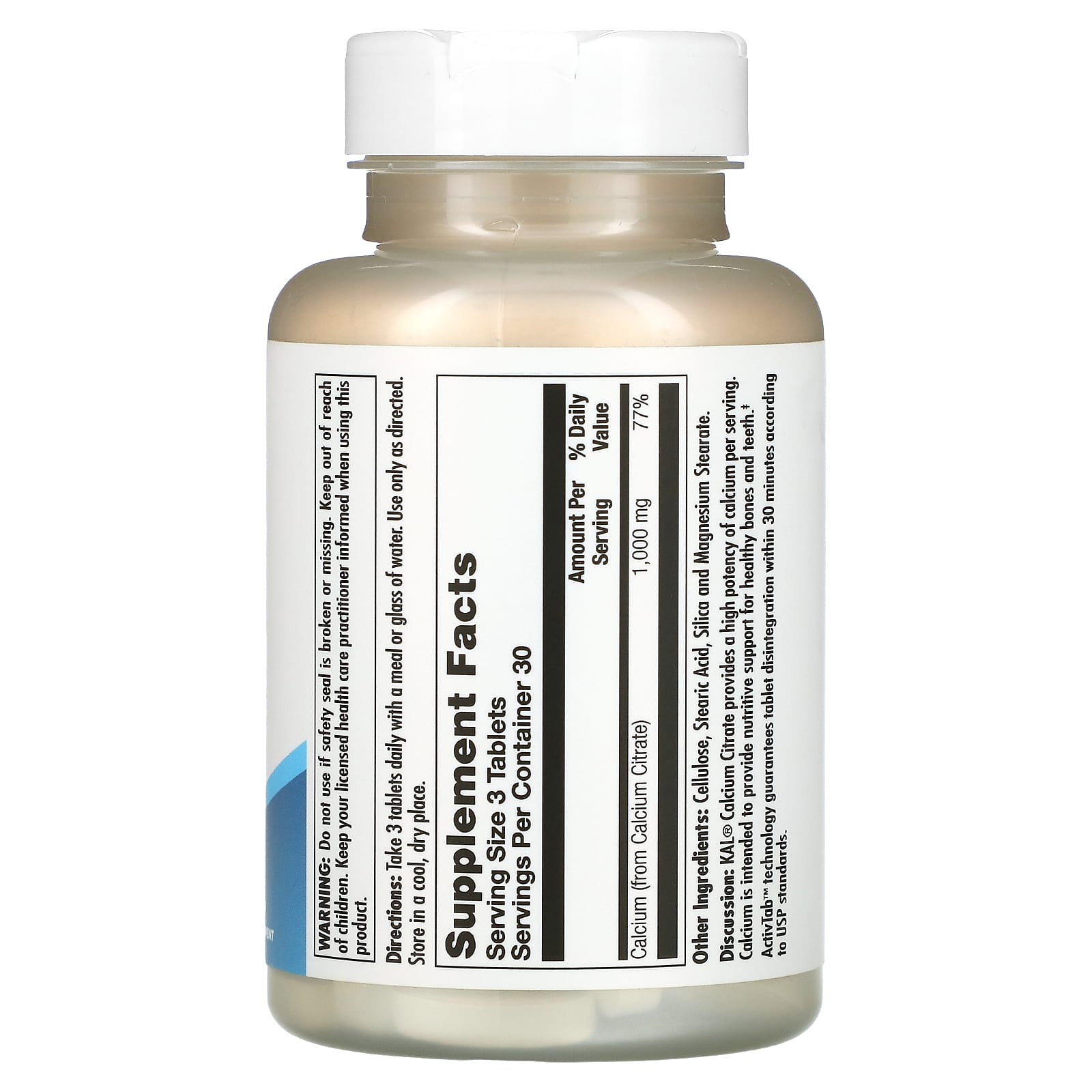 KAL Calcium Citrate 1000мг 