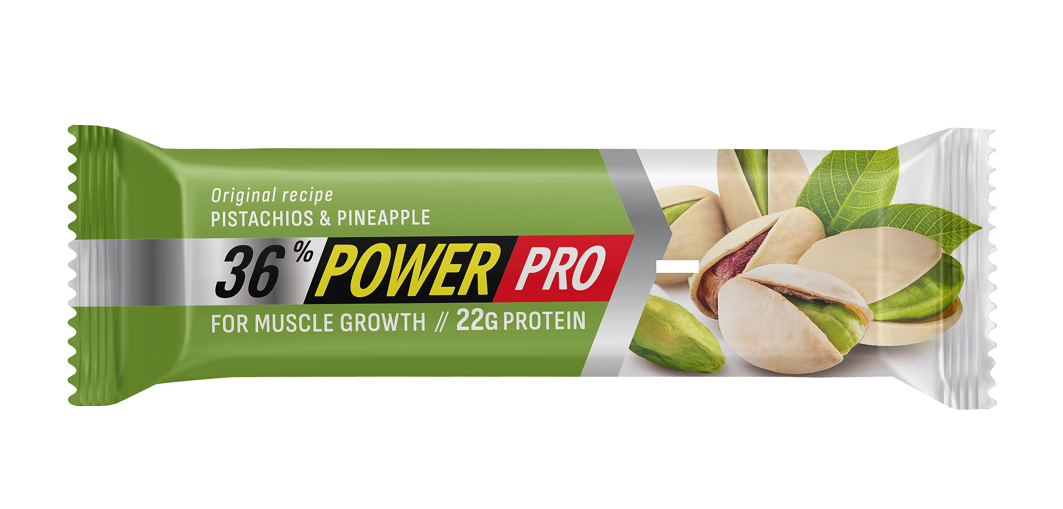 Батончик глазированный PowerPRO 60г (Кусочки Вишни)