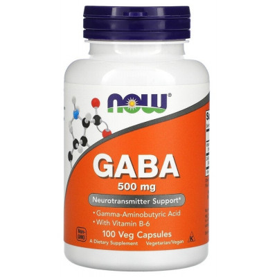 NOW Gaba 500мг