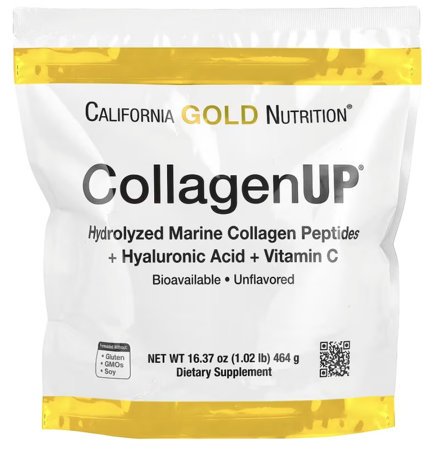 California Gold Nutrition CollagenUP Marine Sourced Peptides + Hyaluronic Acid + Vitamin C