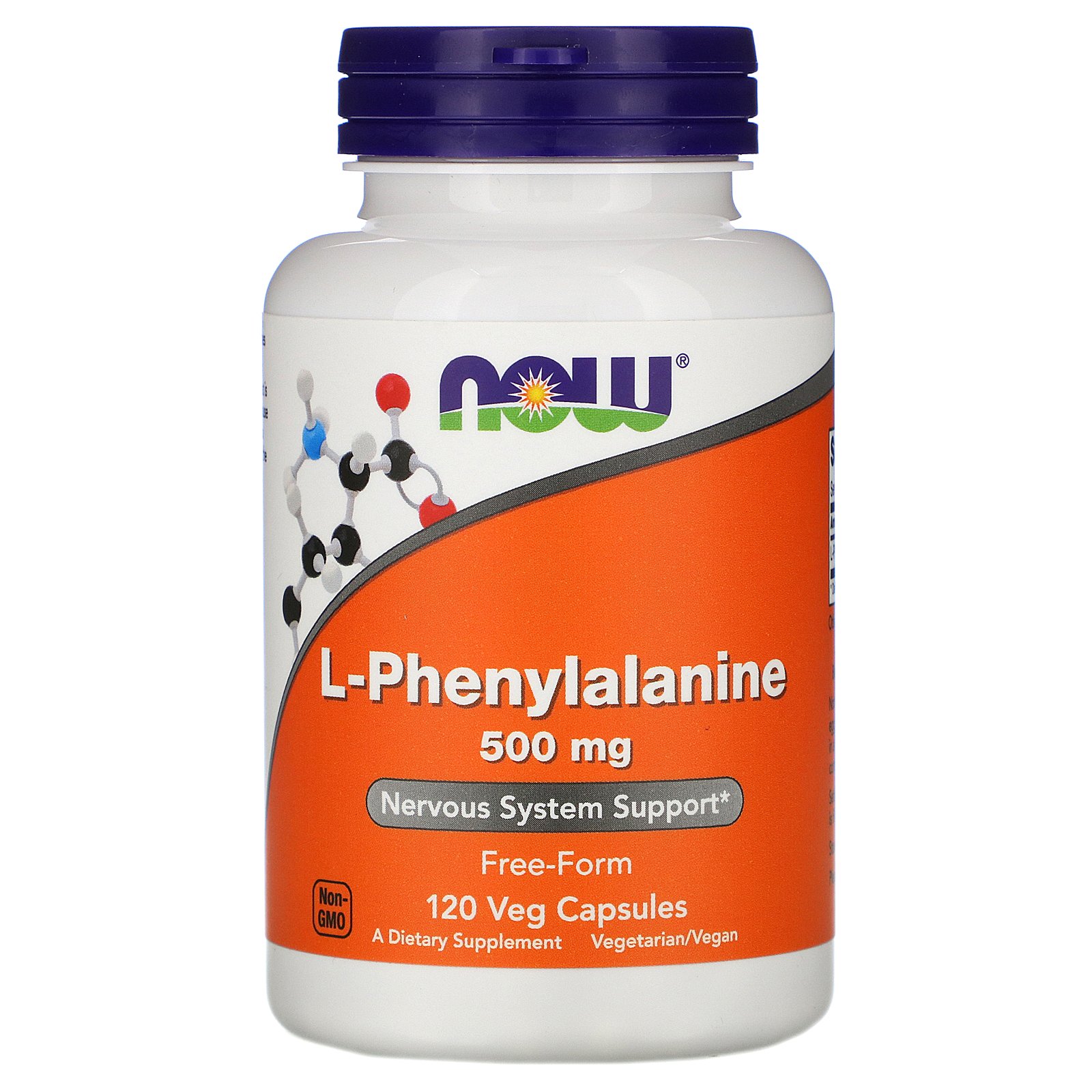 NOW Phenylalanine 500мг