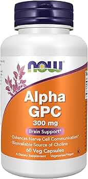 NOW Alpha GPC 300 мг (60 капсул)