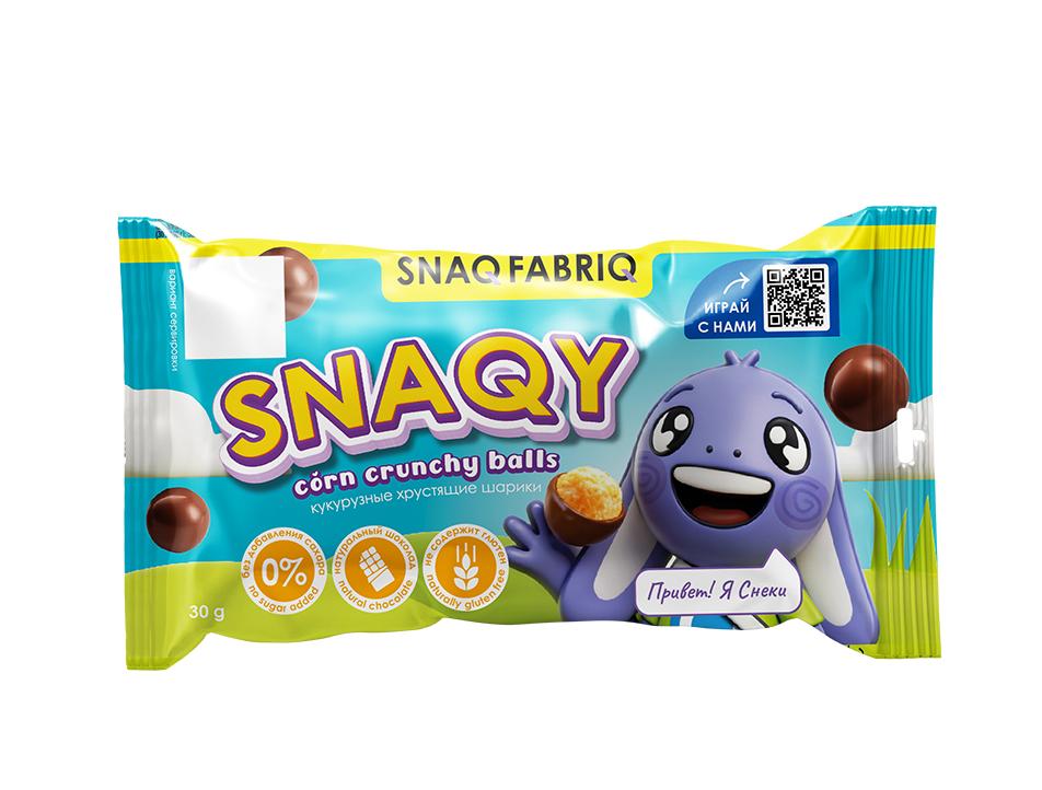 SNAQ FABRIQ  Драже 30гр (Шарики кукурузные в шоколаде)