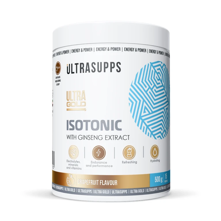 Изотоник Ultrasupps ULTRA GOLD с экстрактом Женьшеня 500г