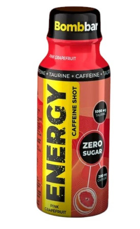 Bombbar Напиток безалкогольный caffeine shot 100мл (Розовый грейпфрут)